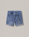 Short Pull On Índigo,AZUL ACERO
